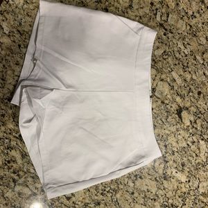 Comfy plain white shorts